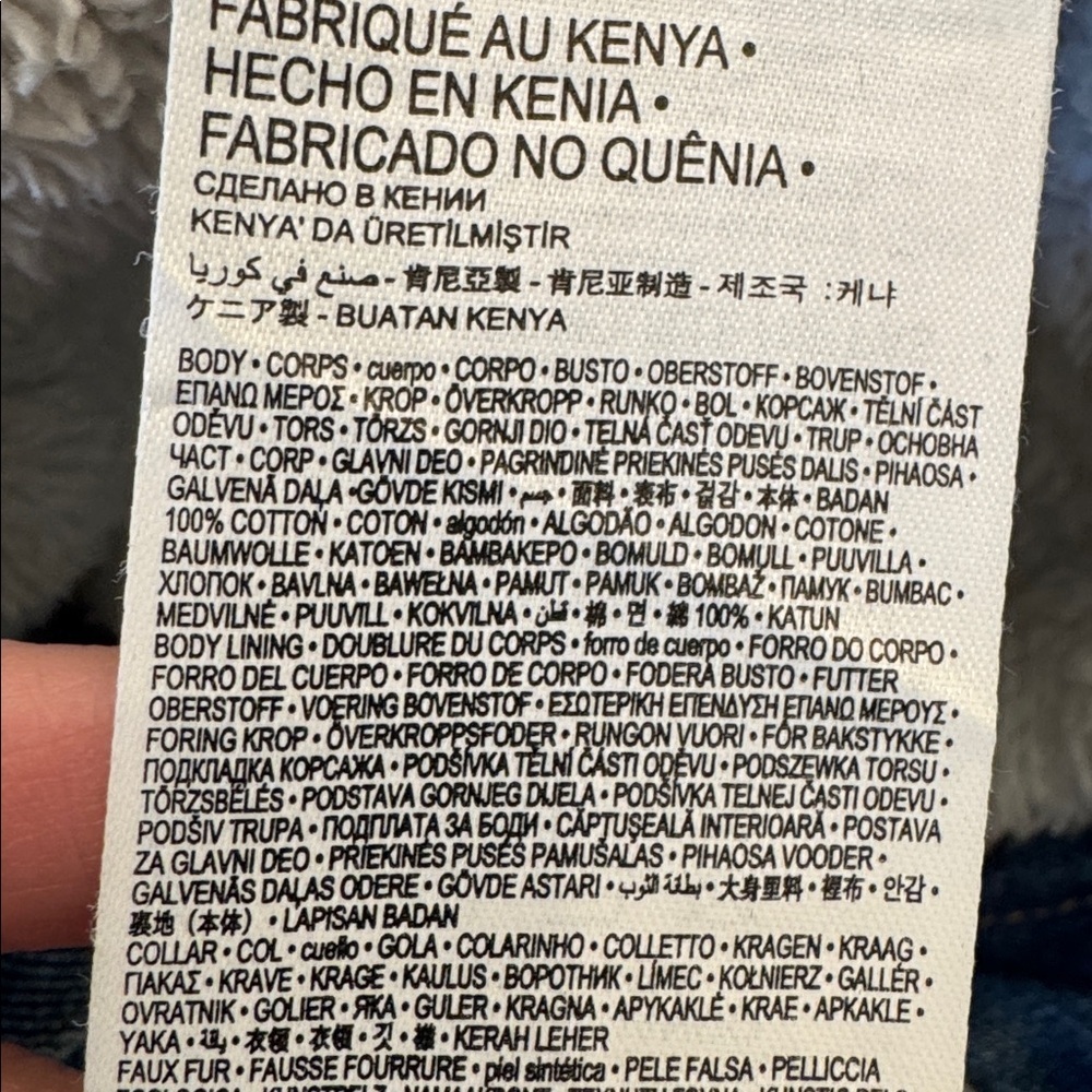 EUC! Levi’s Girls Sherpa Lined Denim Jacket, sz 8-10 - Picture 10 of 12